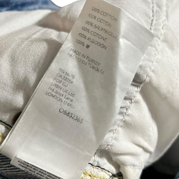 FREE PEOPLE WE THE FREE Maggie Distressed Crop Jeans - Picture 10 of 10